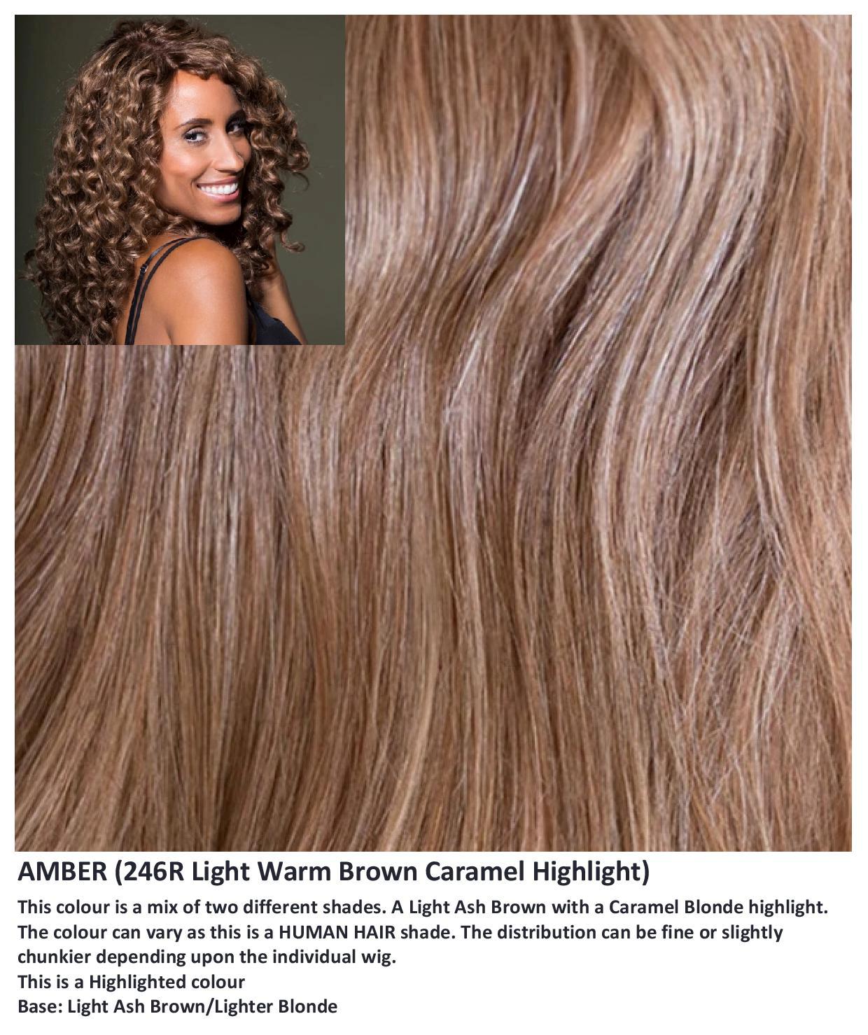 Amber Human Hair wig Gem Collection (VAT Exempt) - Hairlucinationswigs Ltd