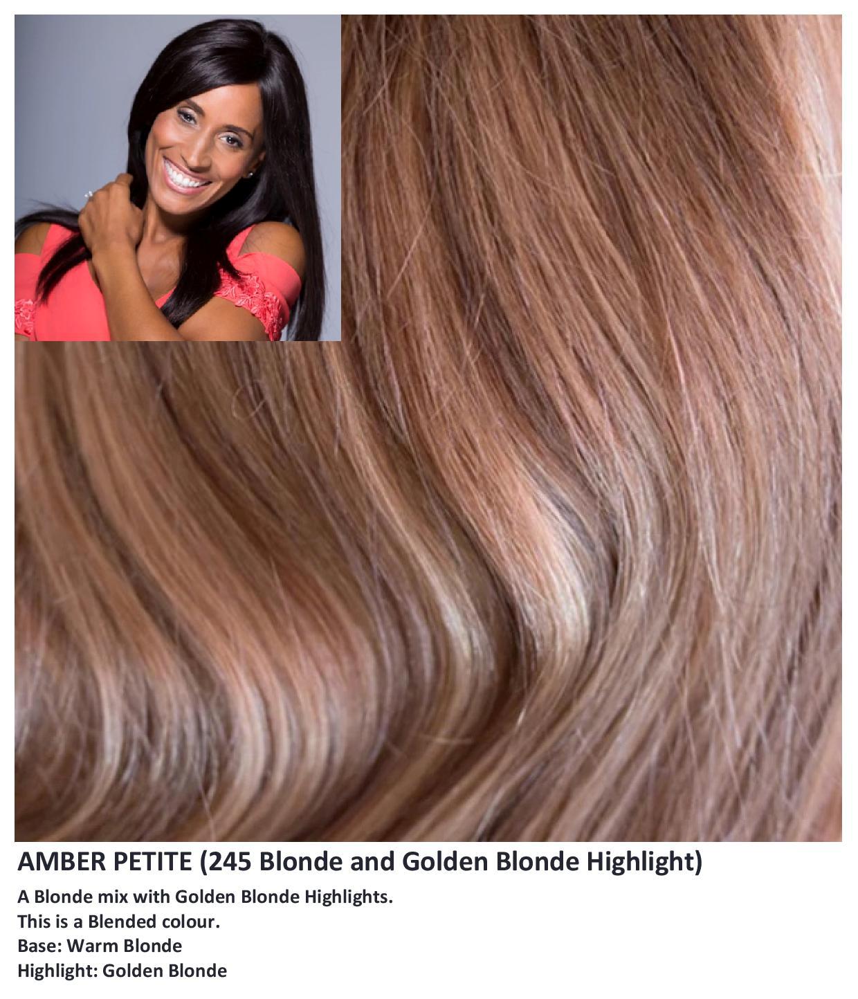 Amber Petite Human Hair wig Gem Collection (VAT Exempt) - Hairlucinationswigs Ltd