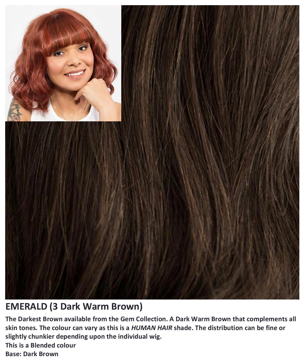 Emerald Human Hair wig Gem Collection (VAT Exempt) - Hairlucinationswigs Ltd