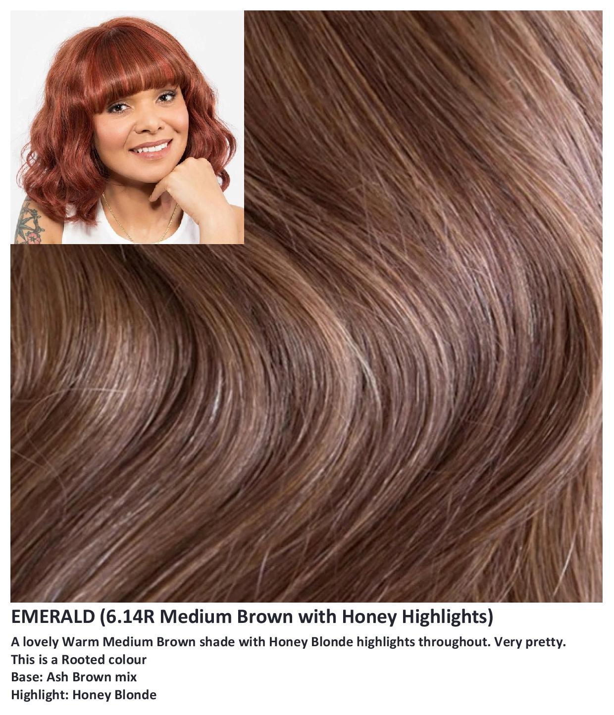 Emerald Human Hair wig Gem Collection (VAT Exempt) - Hairlucinationswigs Ltd