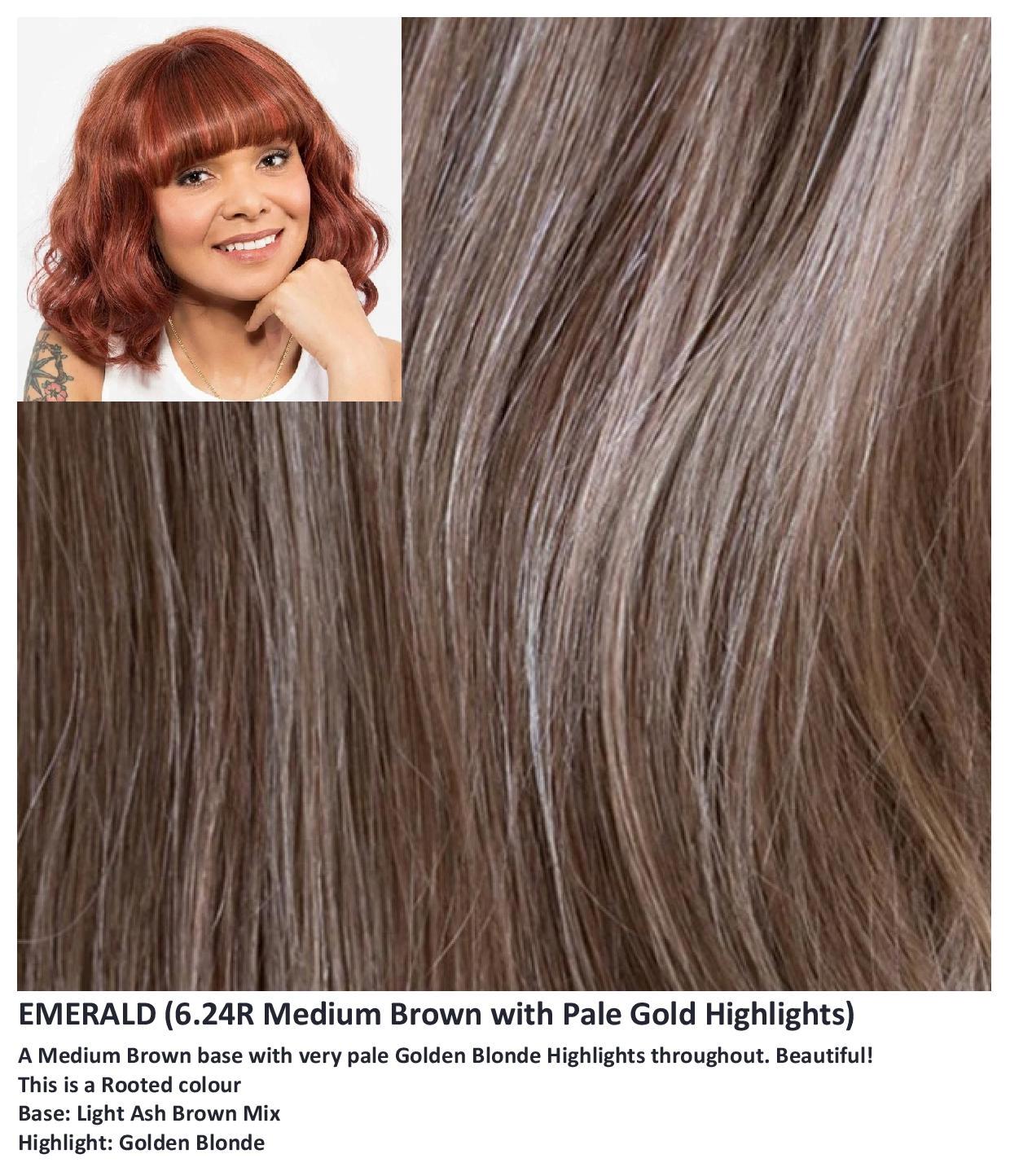 Emerald Human Hair wig Gem Collection (VAT Exempt) - Hairlucinationswigs Ltd