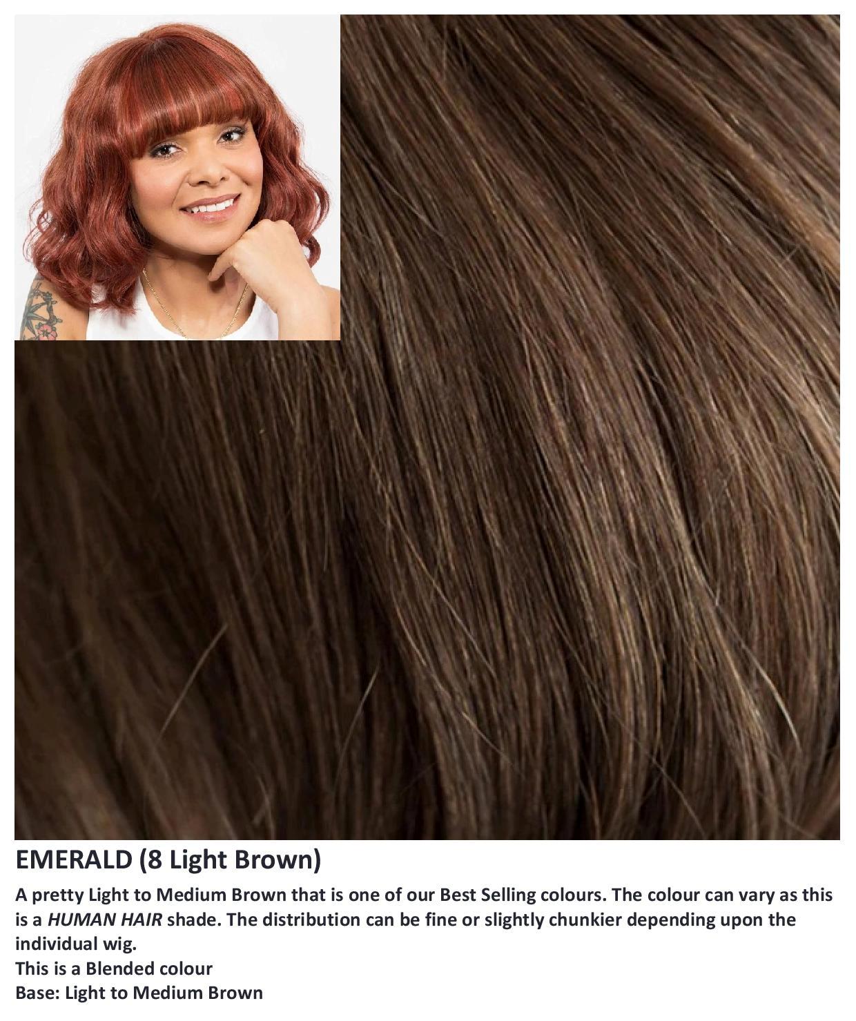 Emerald Human Hair wig Gem Collection (VAT Exempt) - Hairlucinationswigs Ltd