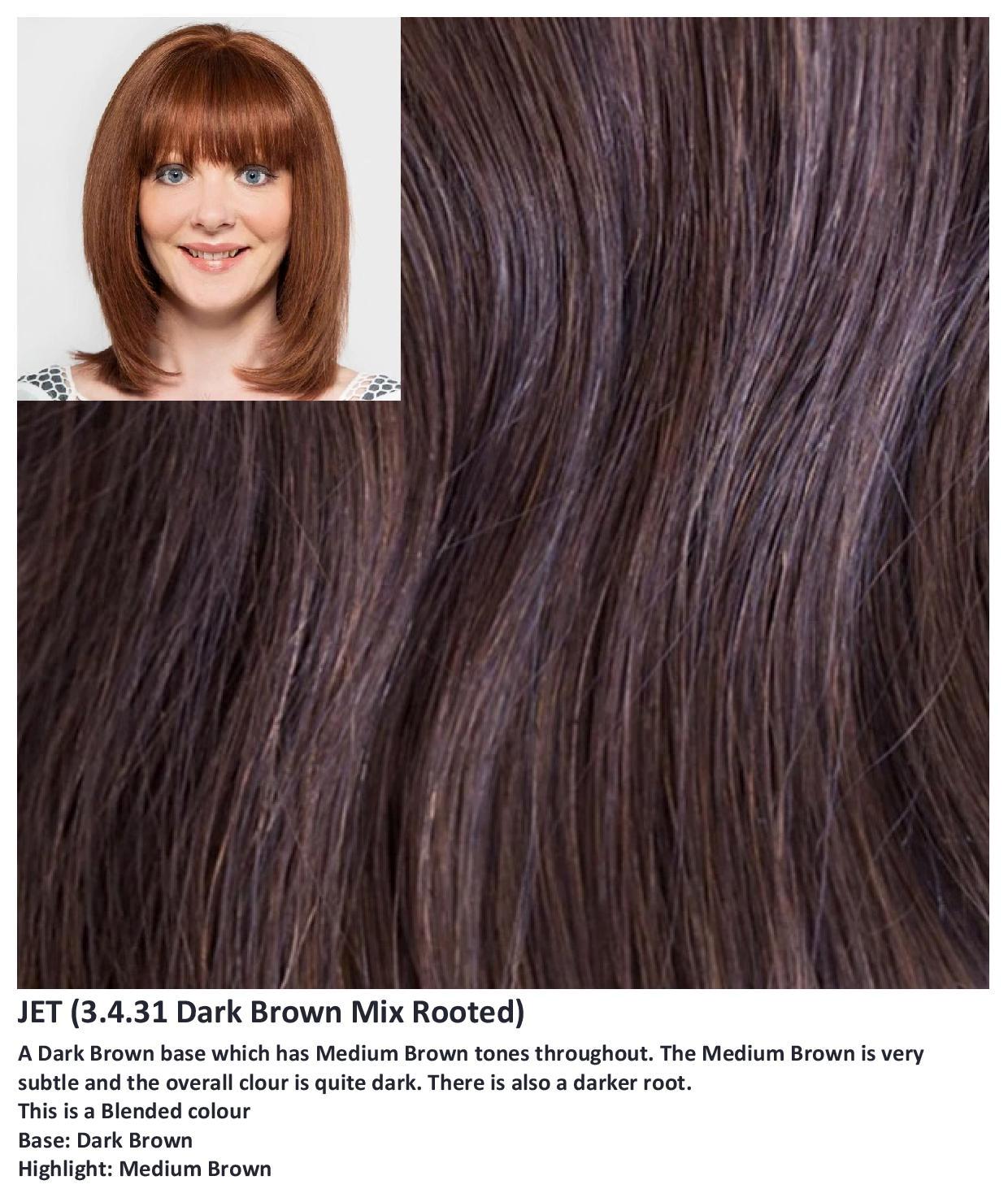 Jet Human Hair wig Gem Collection (Long) - Hairlucinationswigs Ltd