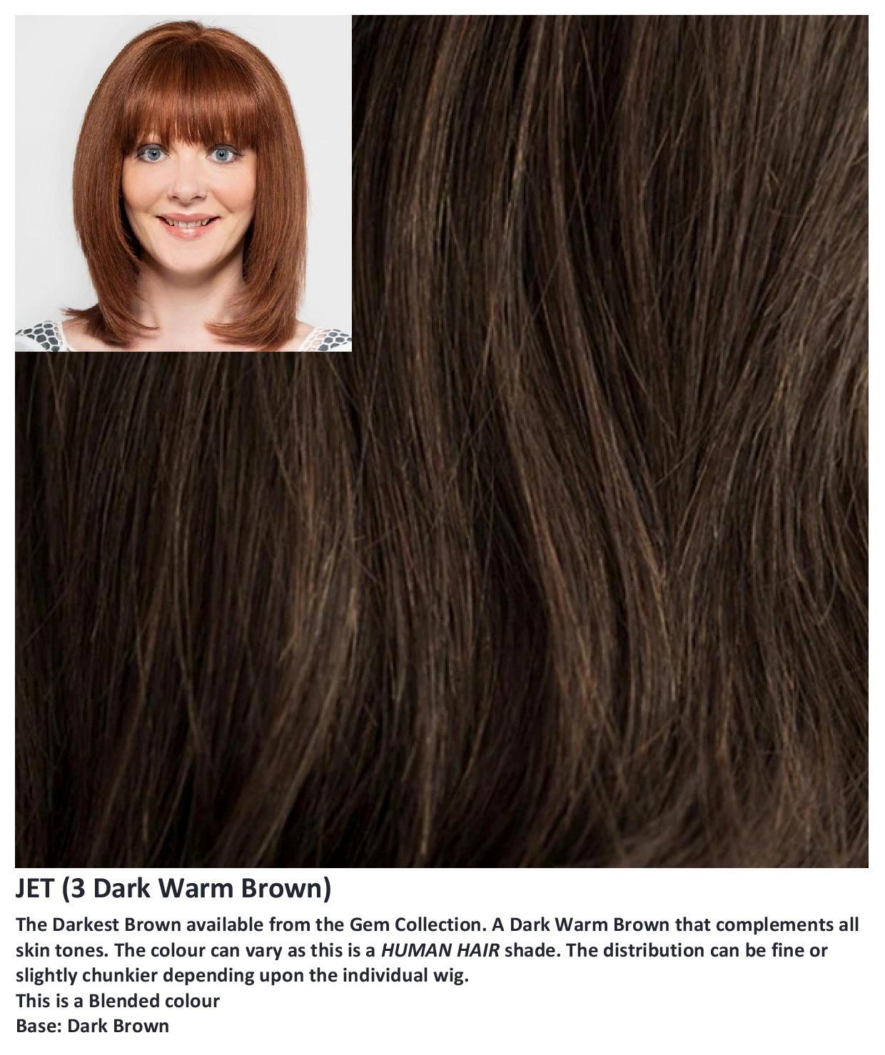 Jet Human Hair wig Gem Collection (Long) - Hairlucinationswigs Ltd